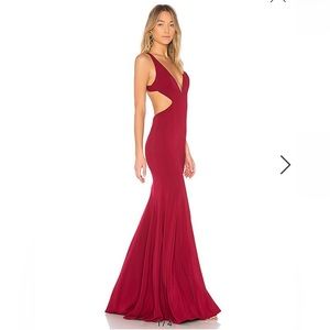 Jay Godfrey x REVOLVE Douglas Gown in Burgundy